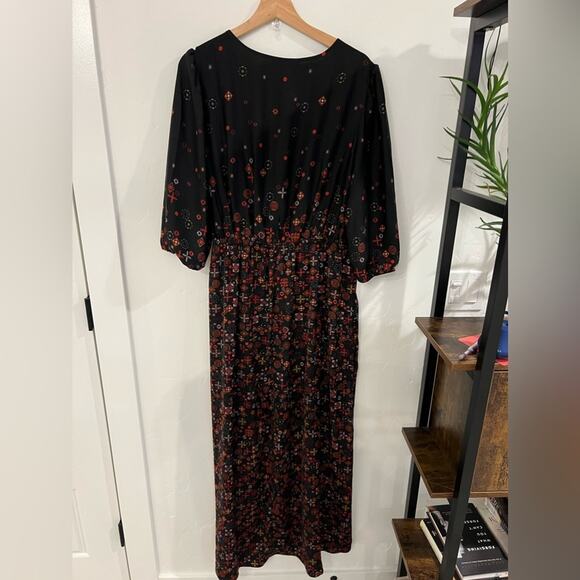 Express High-Low Hemline Faux Wrap Dress Size Large - Picture 11 of 15